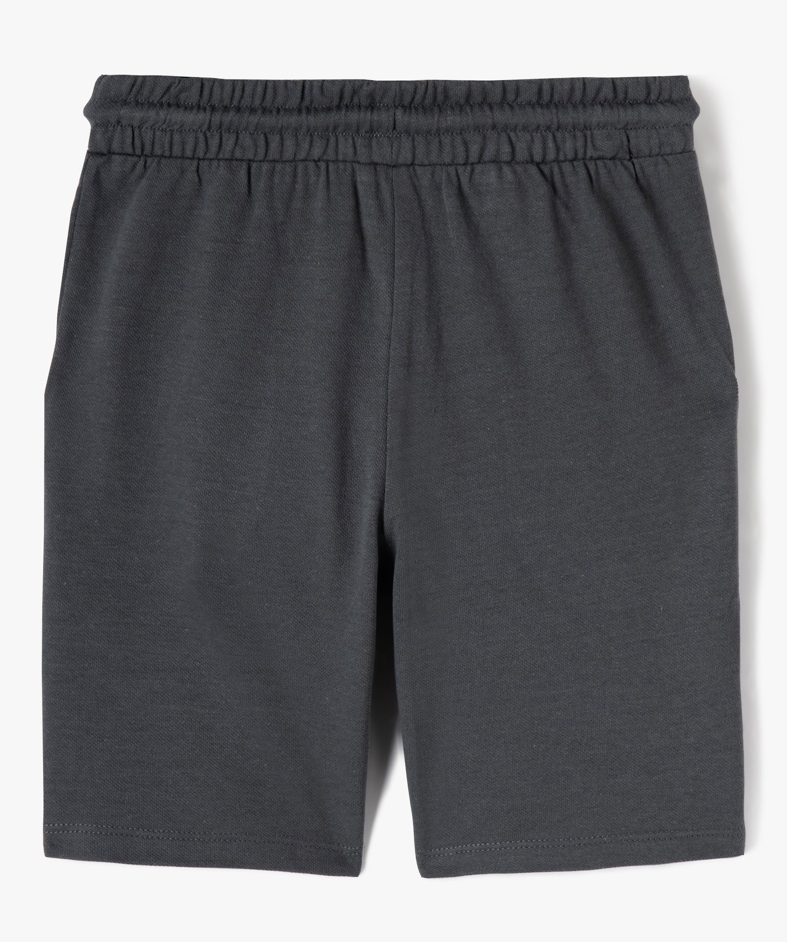 Bermuda en maille avec taille ajustable Garçon marron | GEMO