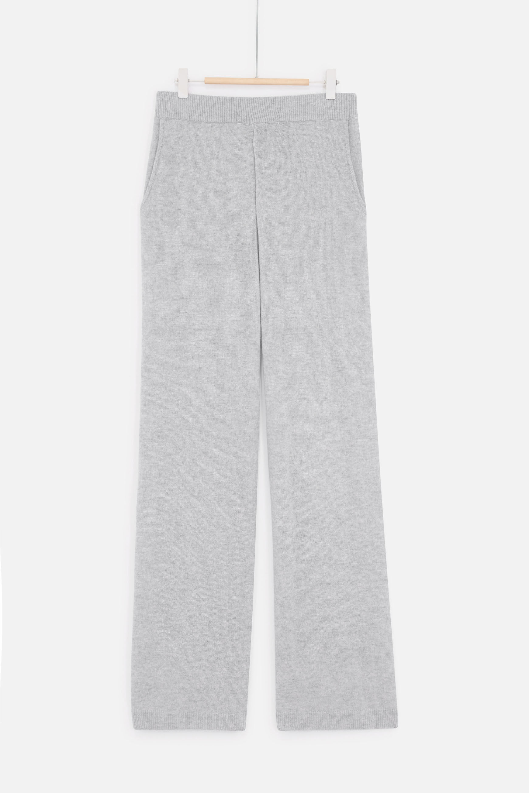 pantalon gaspard gris clair femme