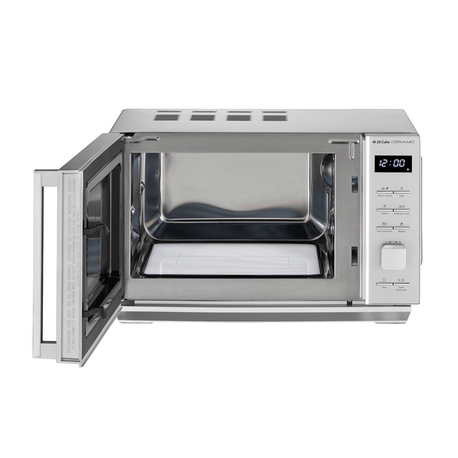 Caso Mikrowelle M 20 Cube Ceramic, Einstellbarer Timer