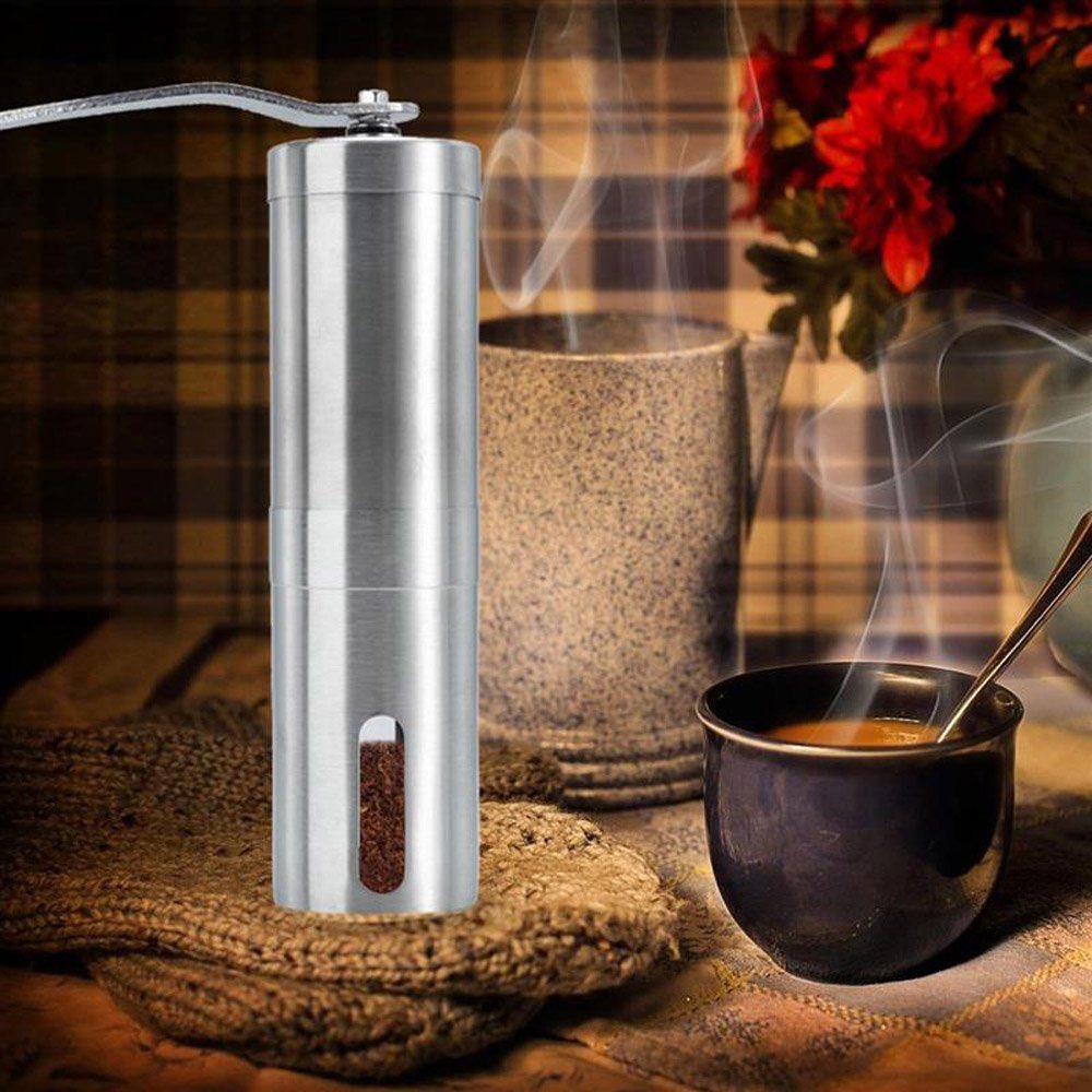 Intirilife Kaffeemühle, Kaffeemühle Manuelle Mühle zum Mahlen von Kaffee Hand Espressomühle