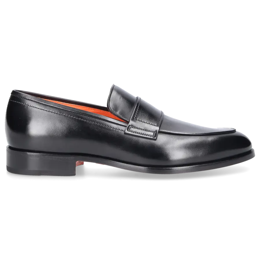 Santoni - Loafer 18465 Kalbsleder - schwarz