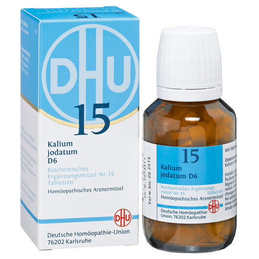 BIOCHEMIE DHU 15 Kalium jodatum D 6 Tabletten  200 St  Tabletten