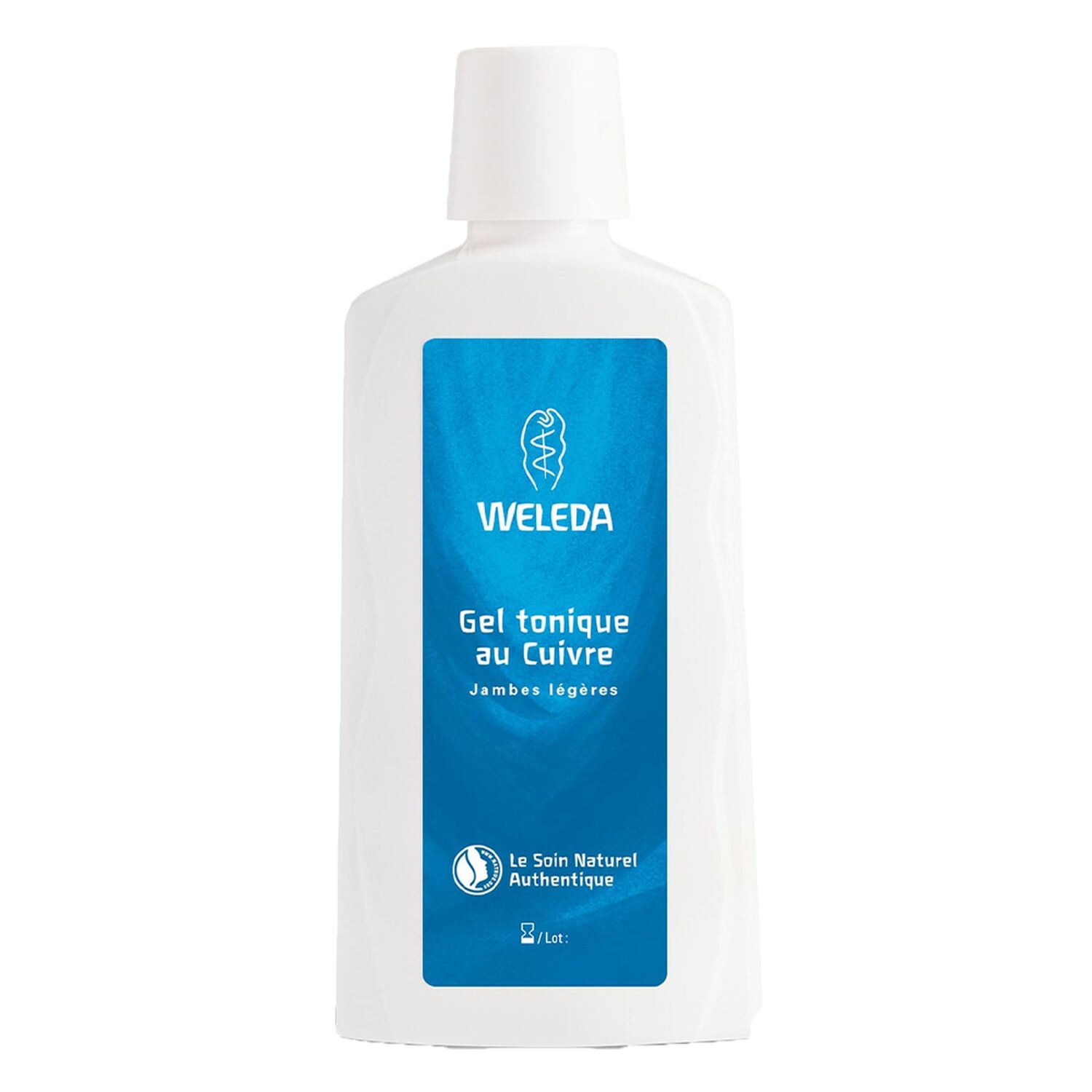 Weleda Jambes Légères Gel Tonique au Cuivre - Parfum Frais et Fruité - 200 ml
