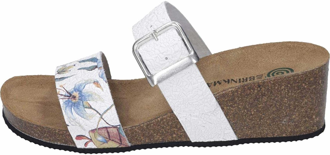 DR. BRINKMANN Pantoletten weiss D.-Pantolette