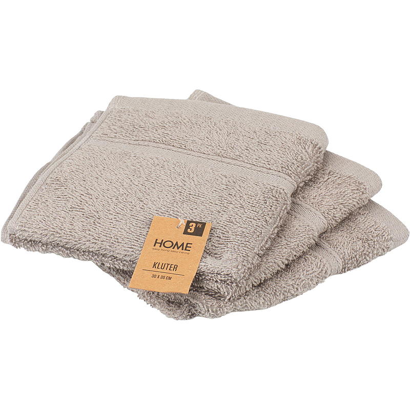 Home Klut Villa 3-pk 30x30 cm sort