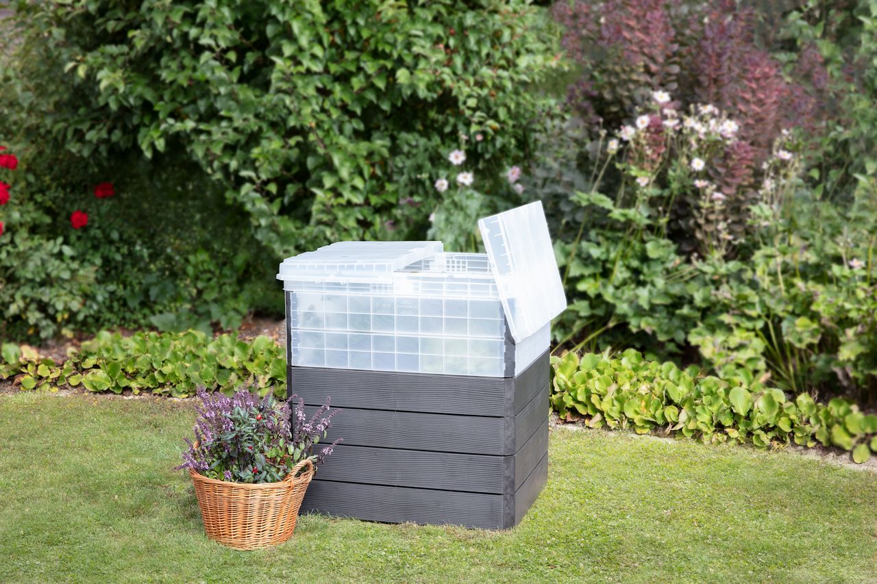 Garantia ERGO QUADRO TurboPlus M 85 Hochbeet Wood inkl. Wassersparsystem