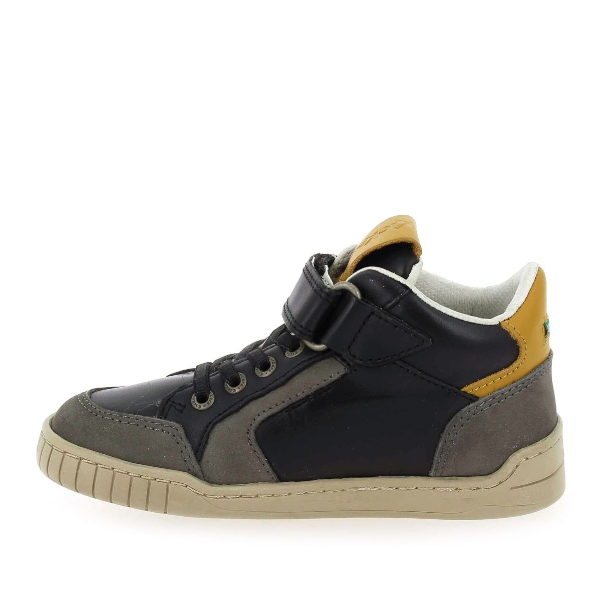 Kickers  WINCKY CDT H22 - gris jaune