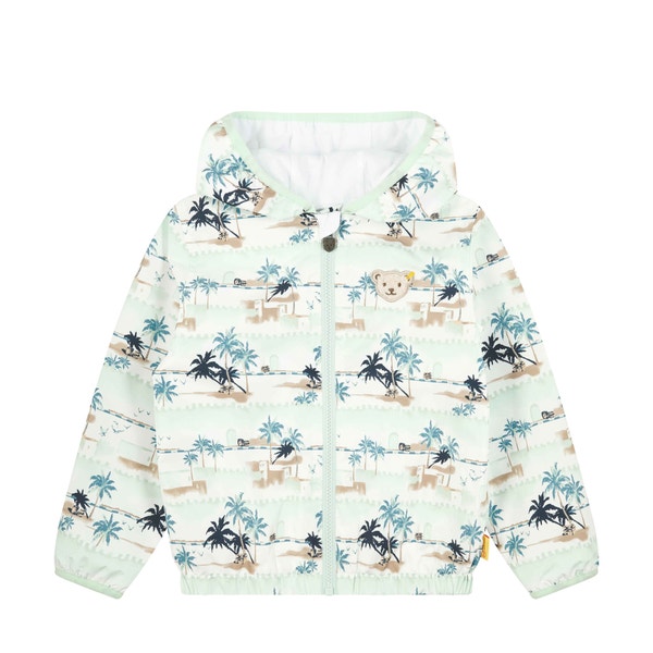 Regenjacke, weiß für Jungs