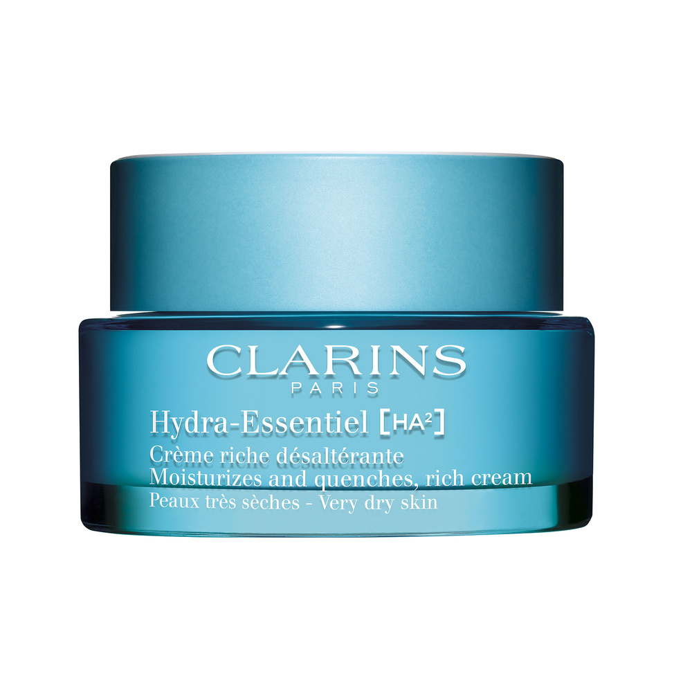 Clarins Hydra-Essentiel [HA²]  Crème Riche Hydratante Peaux très sèches Soin visage