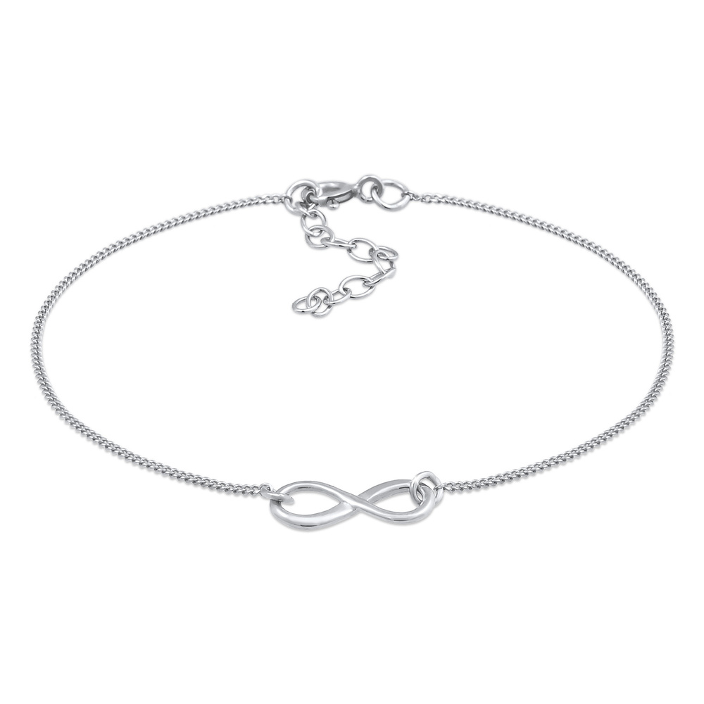 Elli Elli Bracelet Infinité Symbole Amour Bracelet Femme - (925/1000) Argent Bracelet