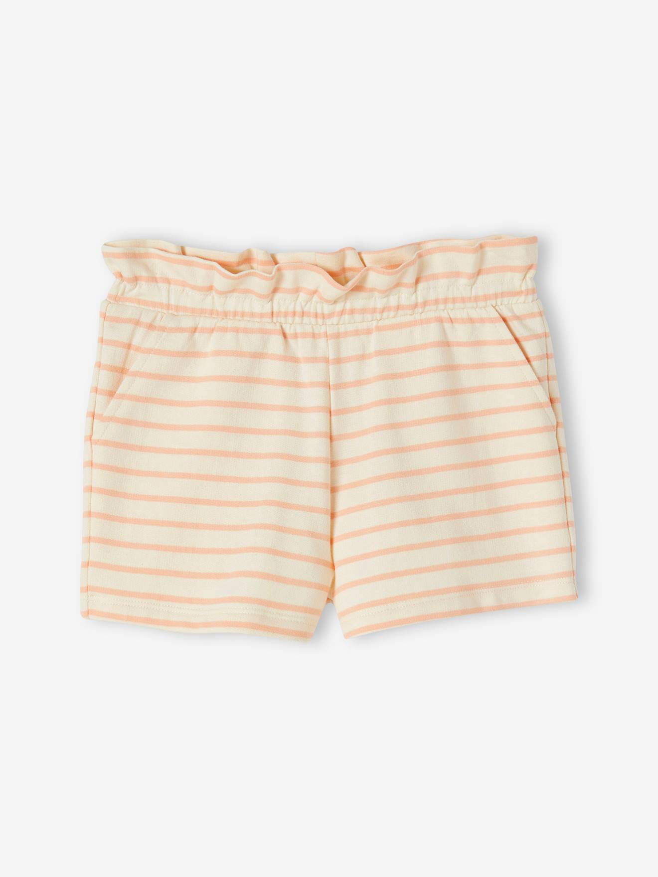 Vertbaudet 2er-Pack Mädchen Shorts - aprikose