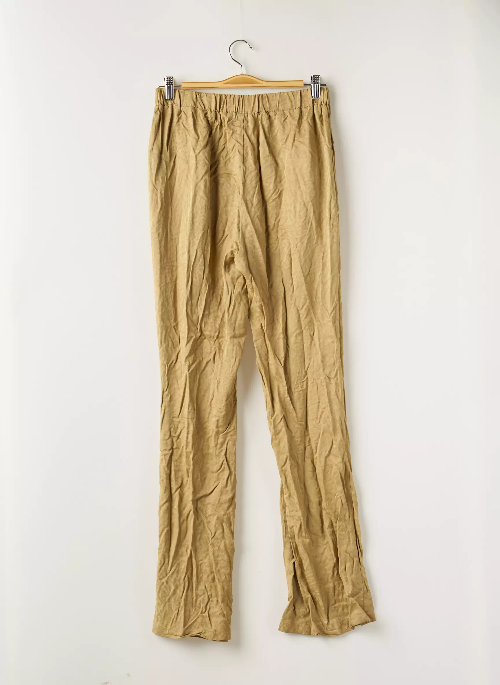 Chichi Castelnango Pantalons Larges Femme couleur beige