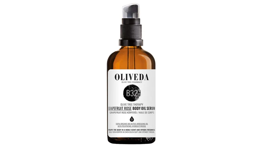 OLIVEDA Körperöl Grapefruit/Rose 100 ml
