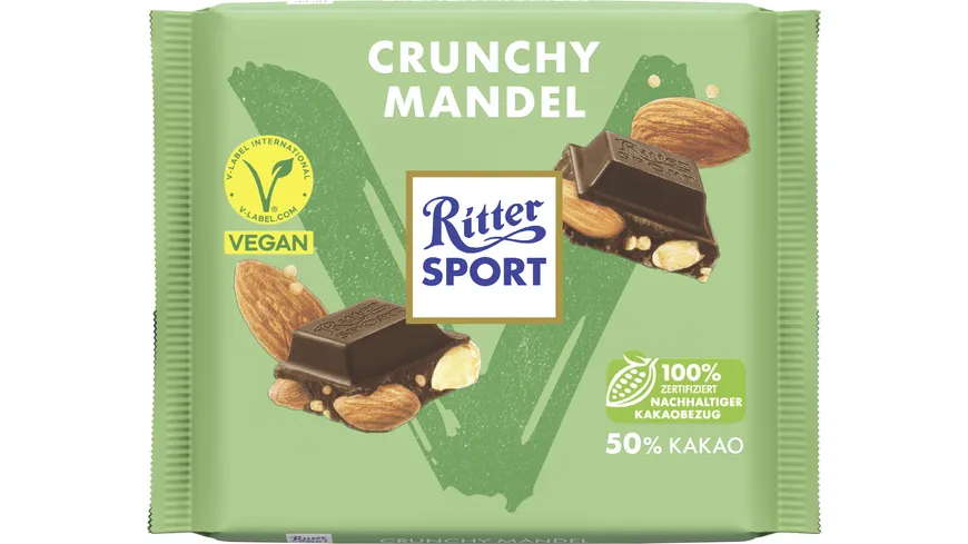 Ritter Sport 100G Crunchy Mandel Tafel 100 g