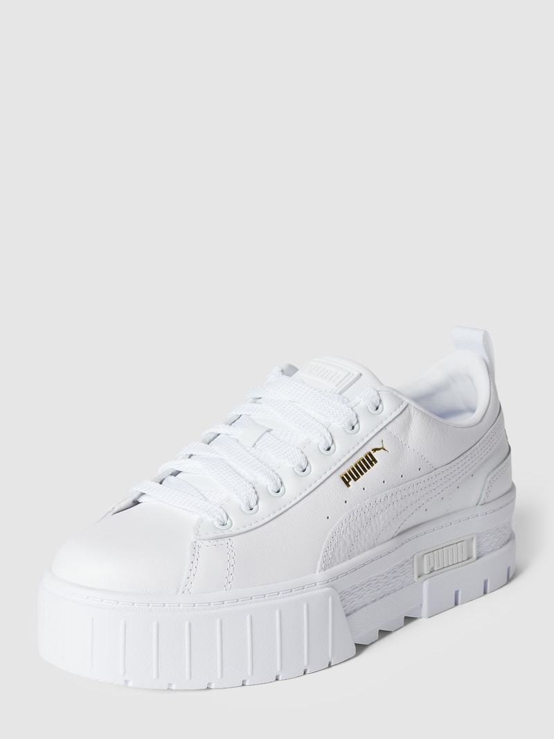 Sneaker mit Plateau-Sohle Modell 'Mayze' in weiß