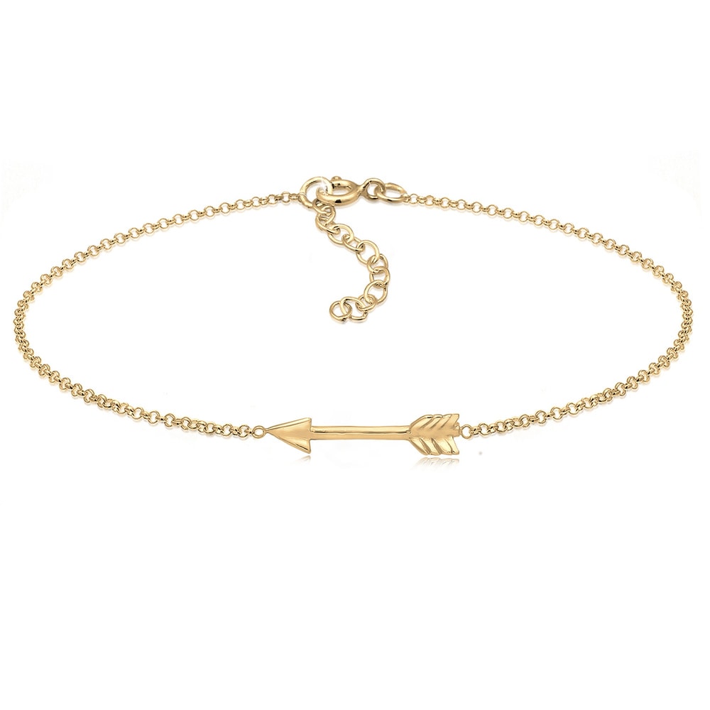 Elli Elli Bracelet Erbskette Pfeil Boho Look Festival Cool 925 Silber Bracelet