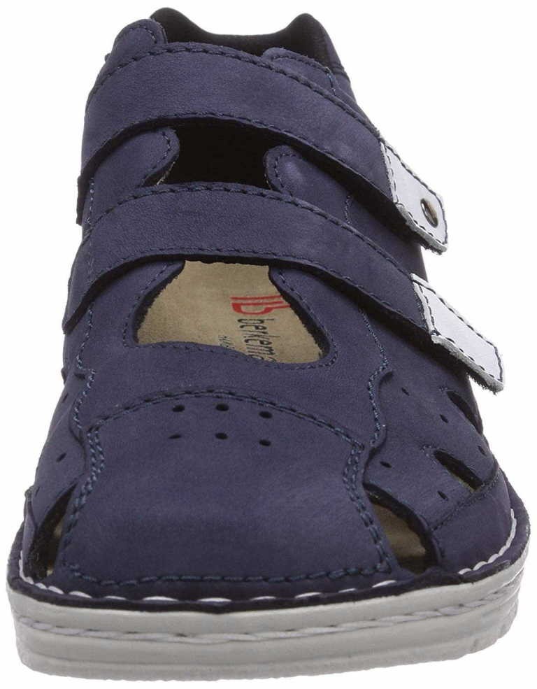 BERKEMANN Komfort Sandalen blau Slipper