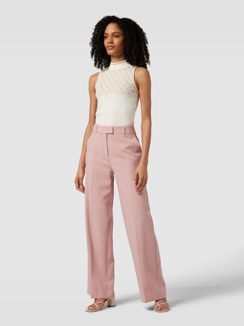 Pullunder mit Allover-Logo-Muster in offwhite