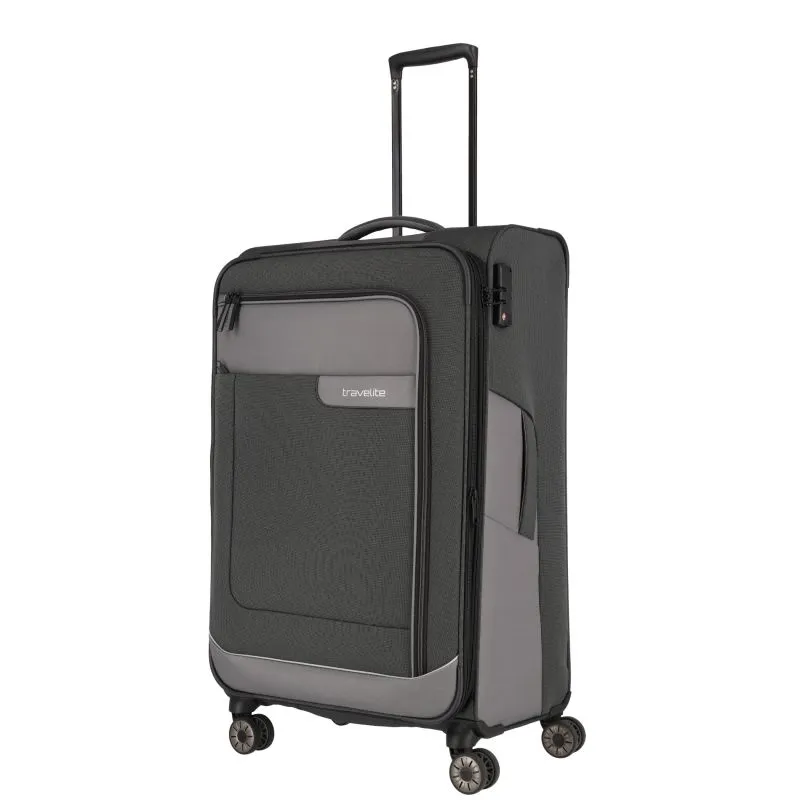 Travelite VIIA Trolley 4 Rollen L - Schiefer