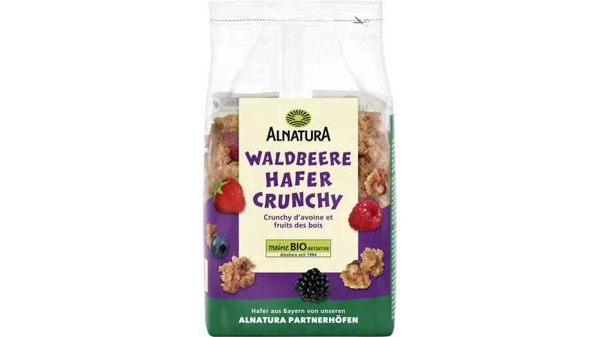 Alnatura Bio Waldbeere Hafer Crunchy 375 g