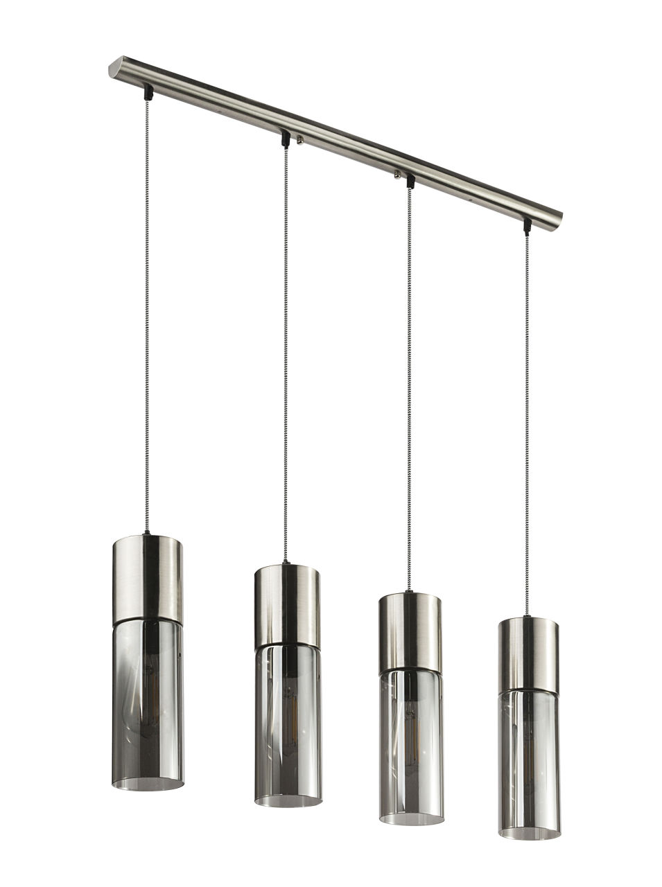 Globo Lighting - ANNIKA - Hängeleuchte Metall Nickel matt, 4x E27
