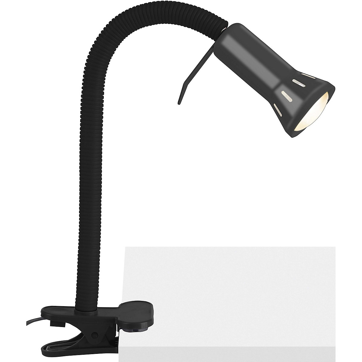 Klemmleuchte Flex, schwarz