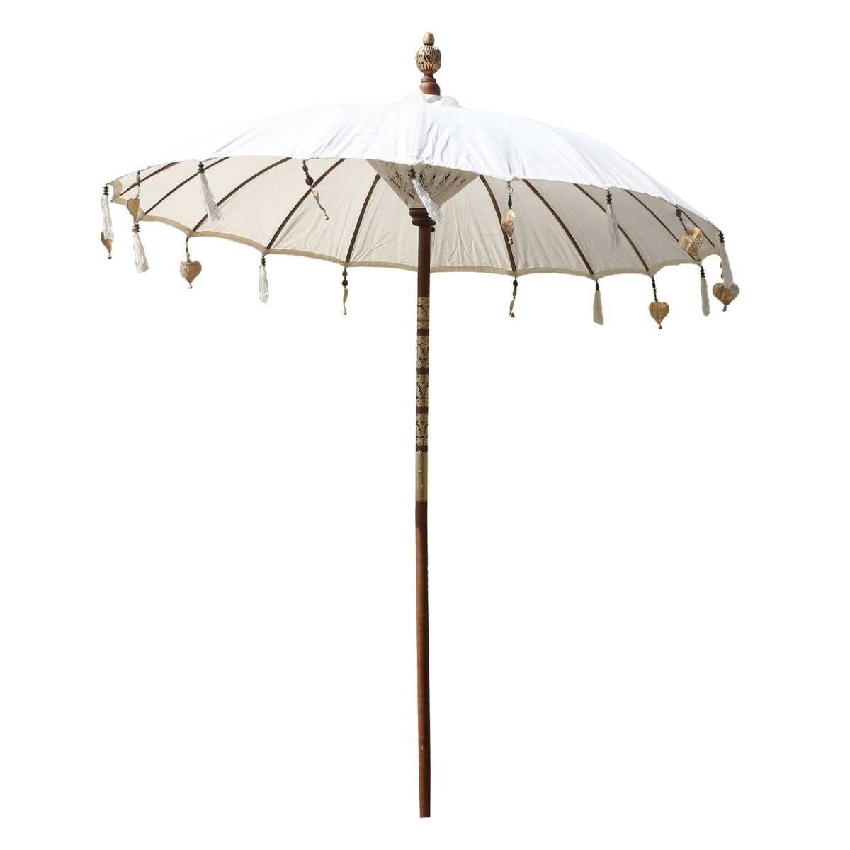 Oriental Galerie Sonnenschirm Balinesische Sonnenschirme Variante 180 cm Ø, Handarbeit