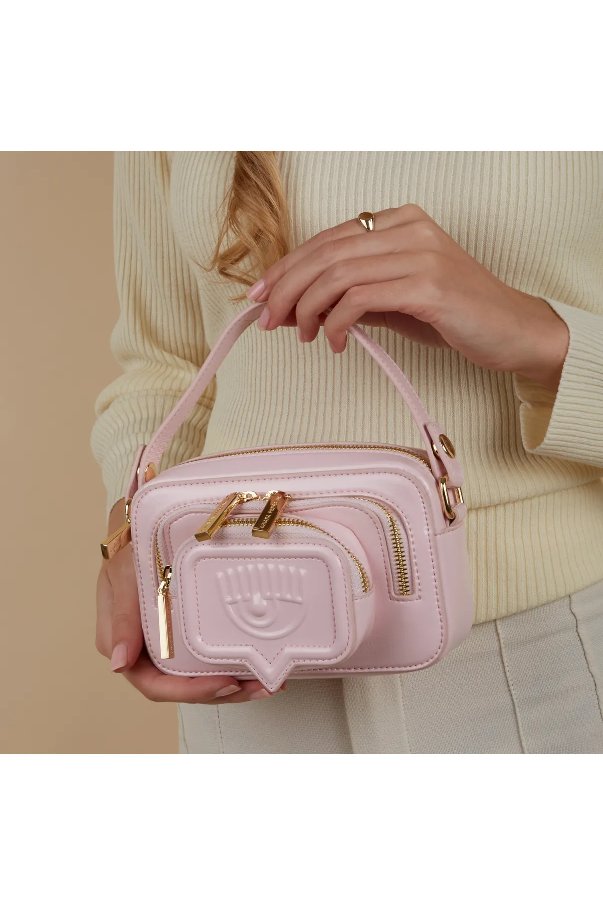 CHIARA FERRAGNI  Eyelike Damen Umhängetasche Rosa 75sb4bf1-zs954-439