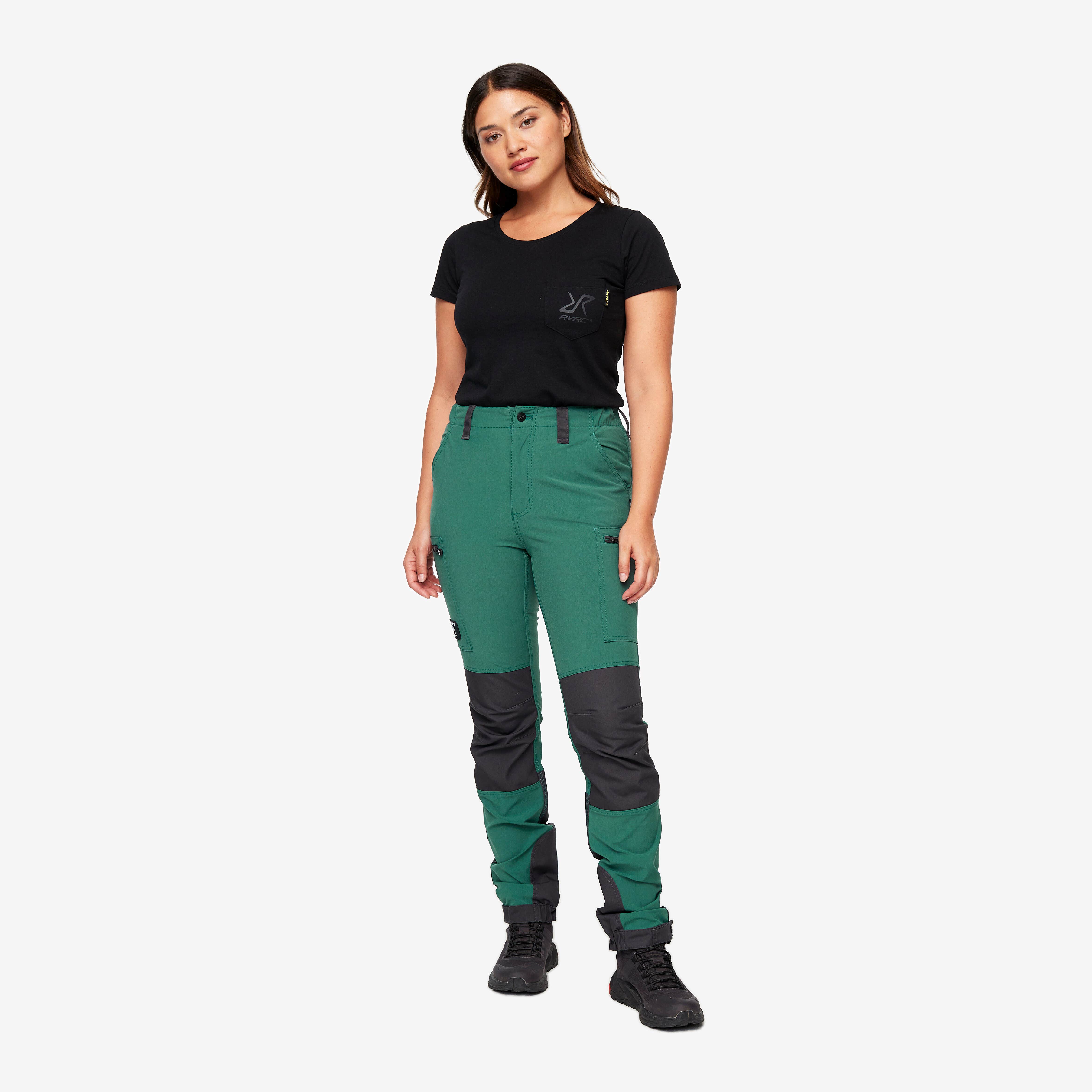 Nordwand Highwaist Stretch Pants Femme Sage Green