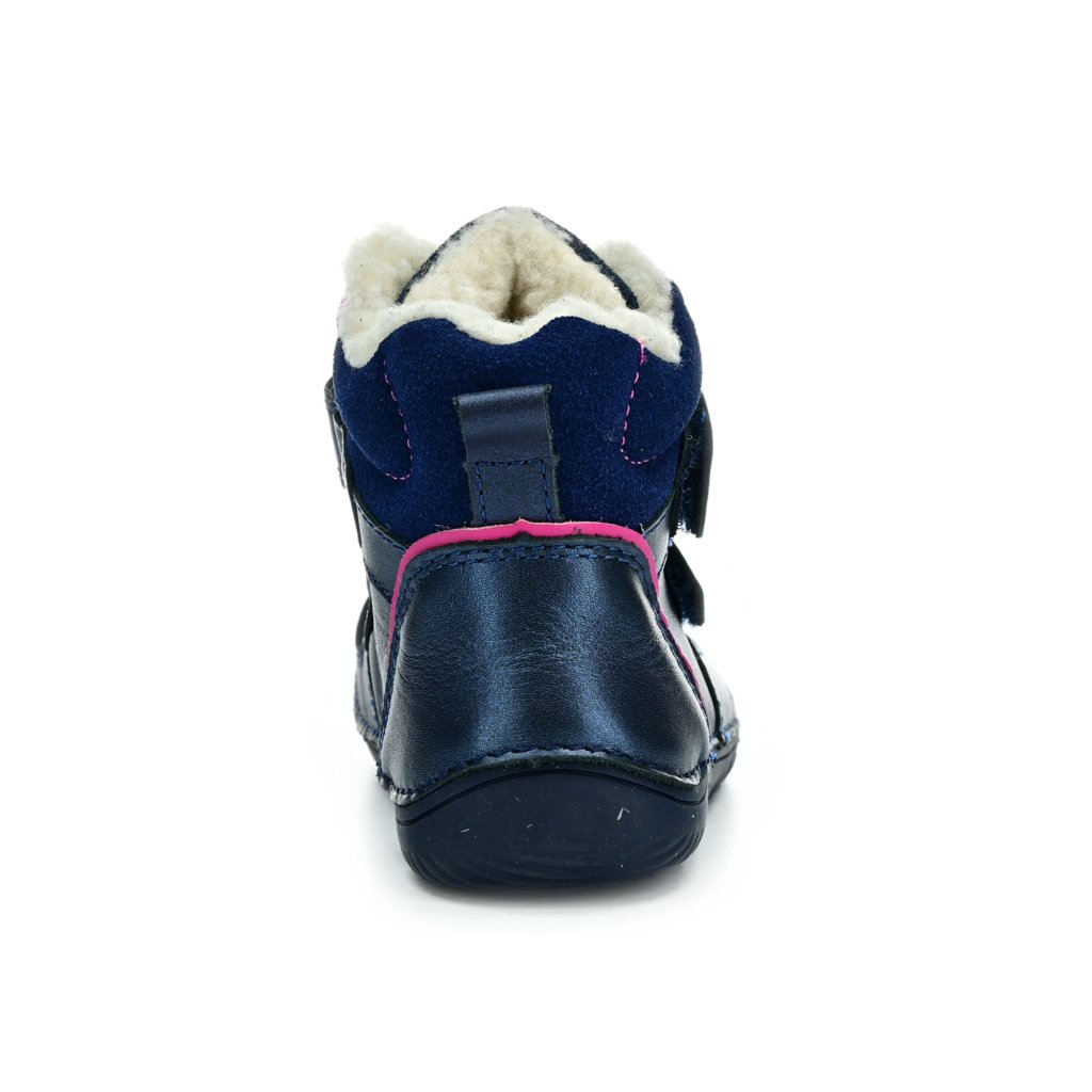 D.D.Step W073-42814B Royal Blue Winterbarfußschuhe