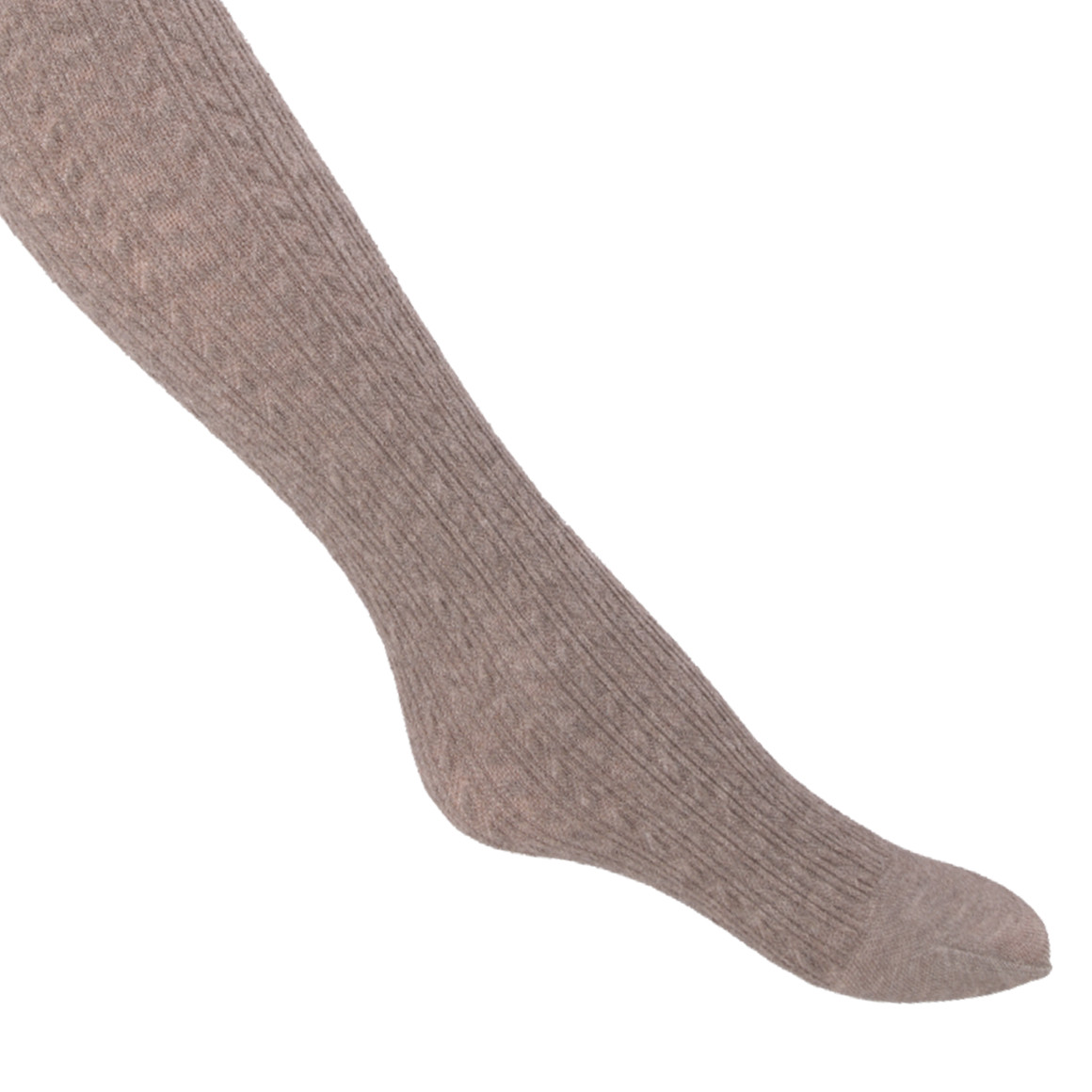 Damen Strumpfhose mit Zopfmuster