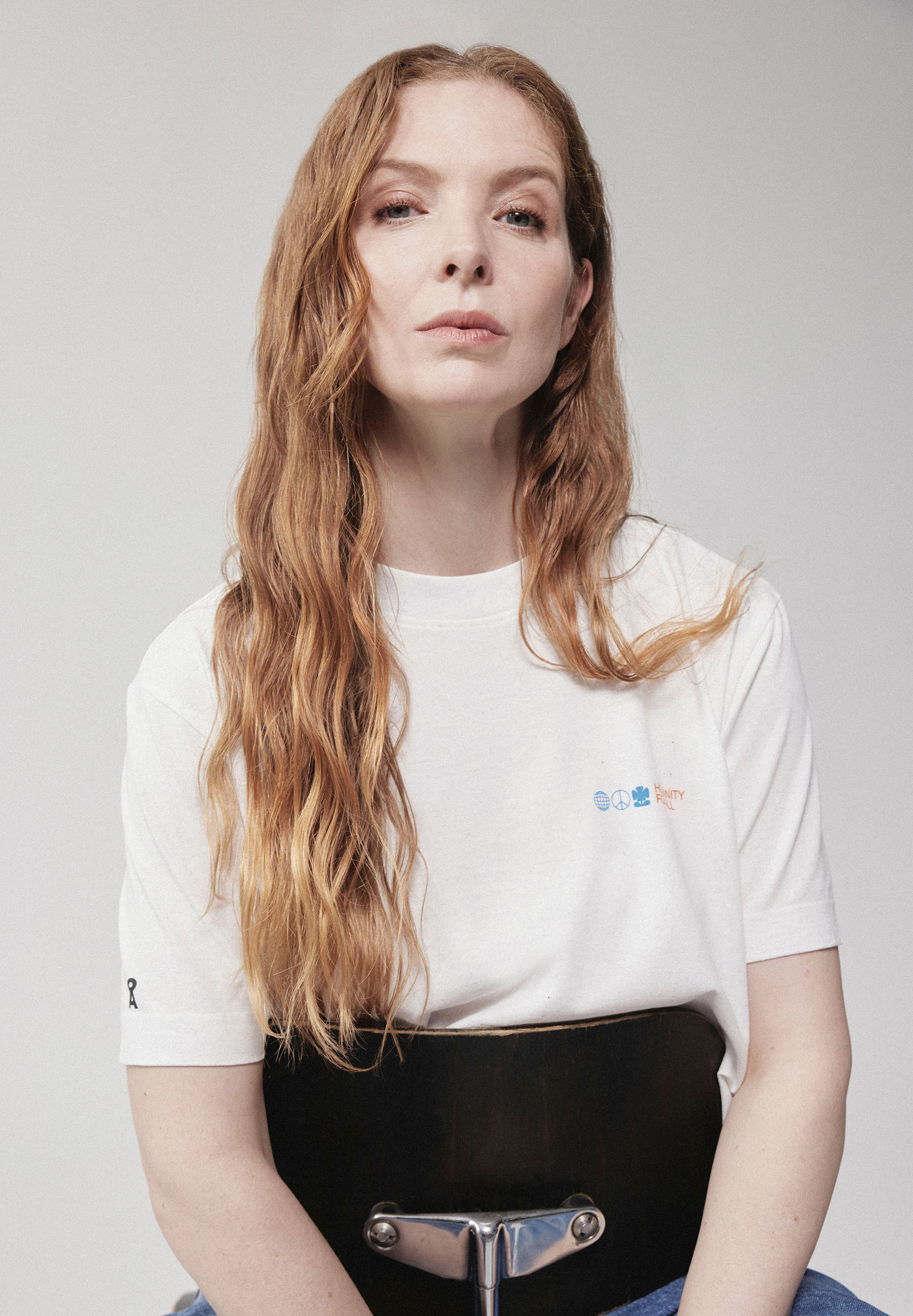 T-Shirt aus recycelter Baumwolle Tencel™ Mix