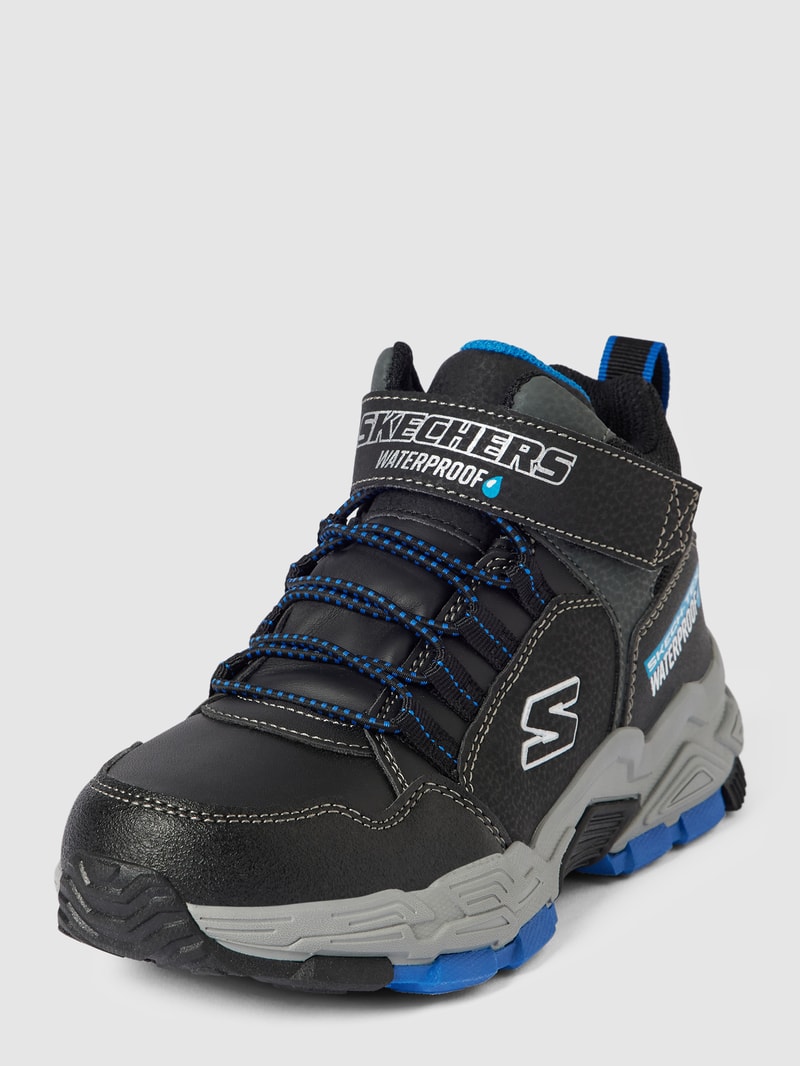 Sneaker mit Label-Details Modell 'DROLLIX' in schwarz