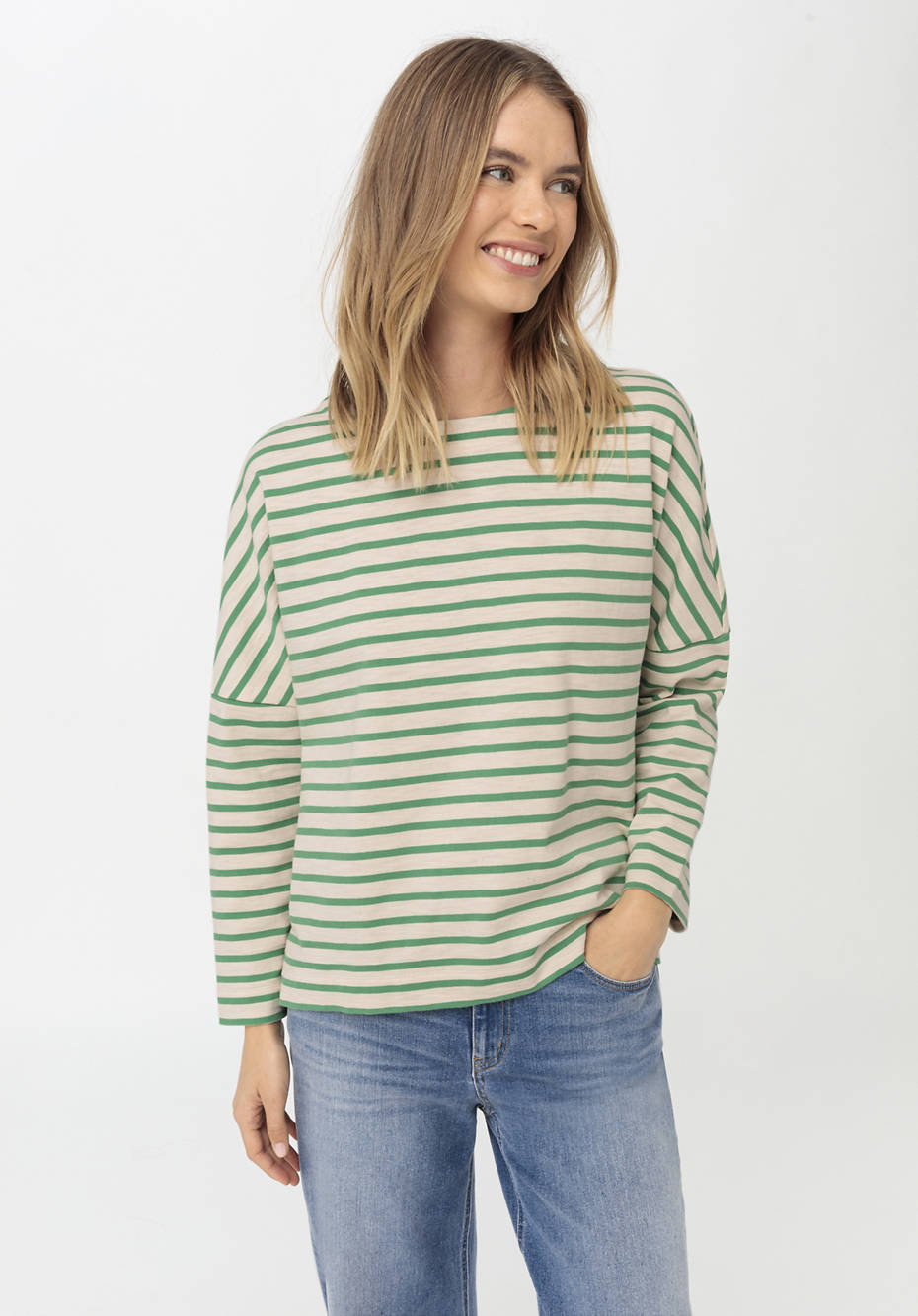 Ringelshirt aus reiner Bio-Baumwolle