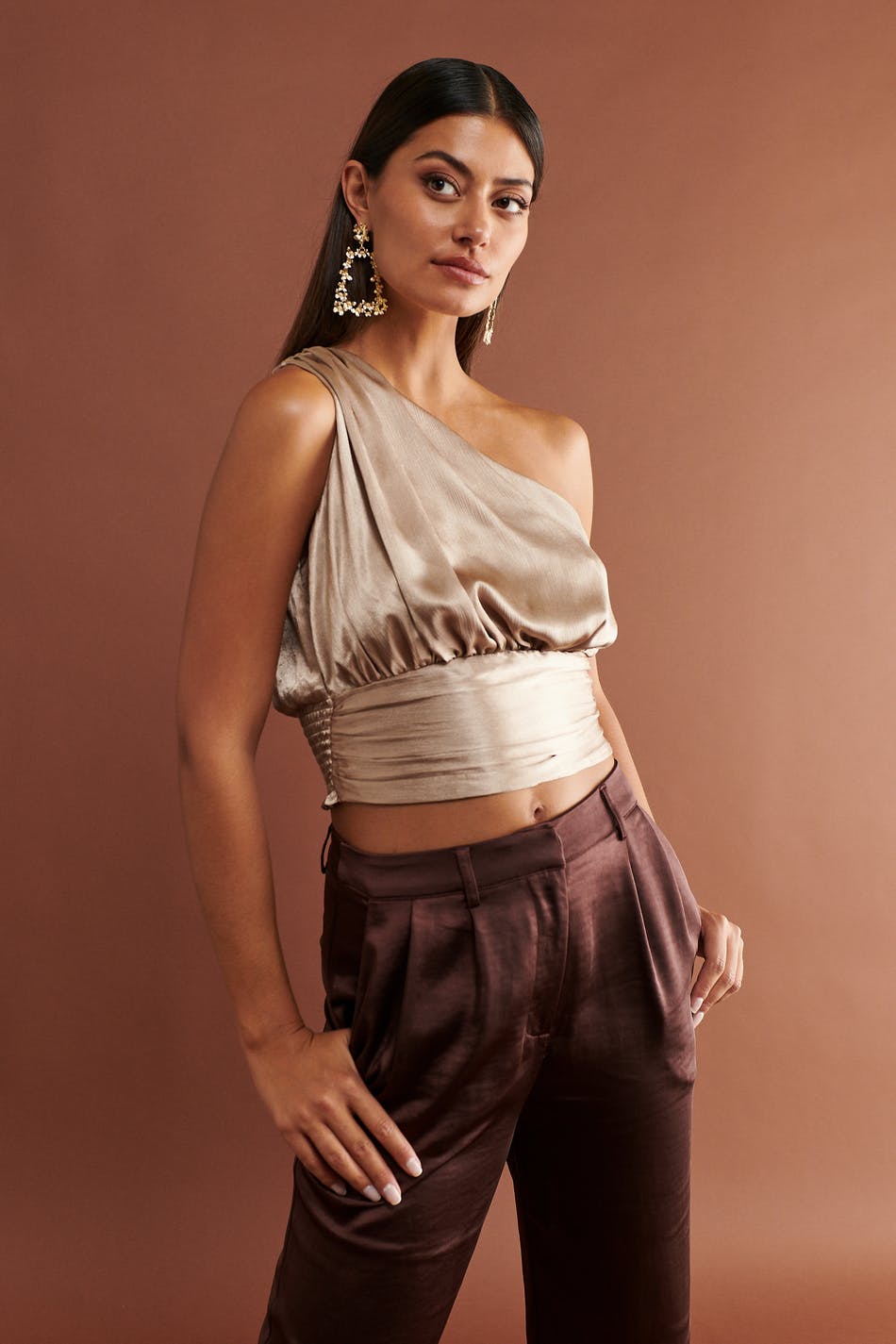 Lucy one shoulder top