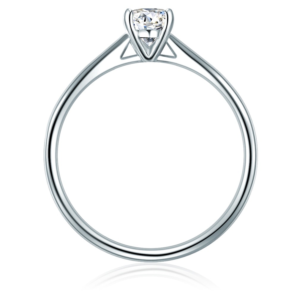 Trilani Bague en argent Argent sterling Oxyde de zirconium (CZ) en Argent Bague