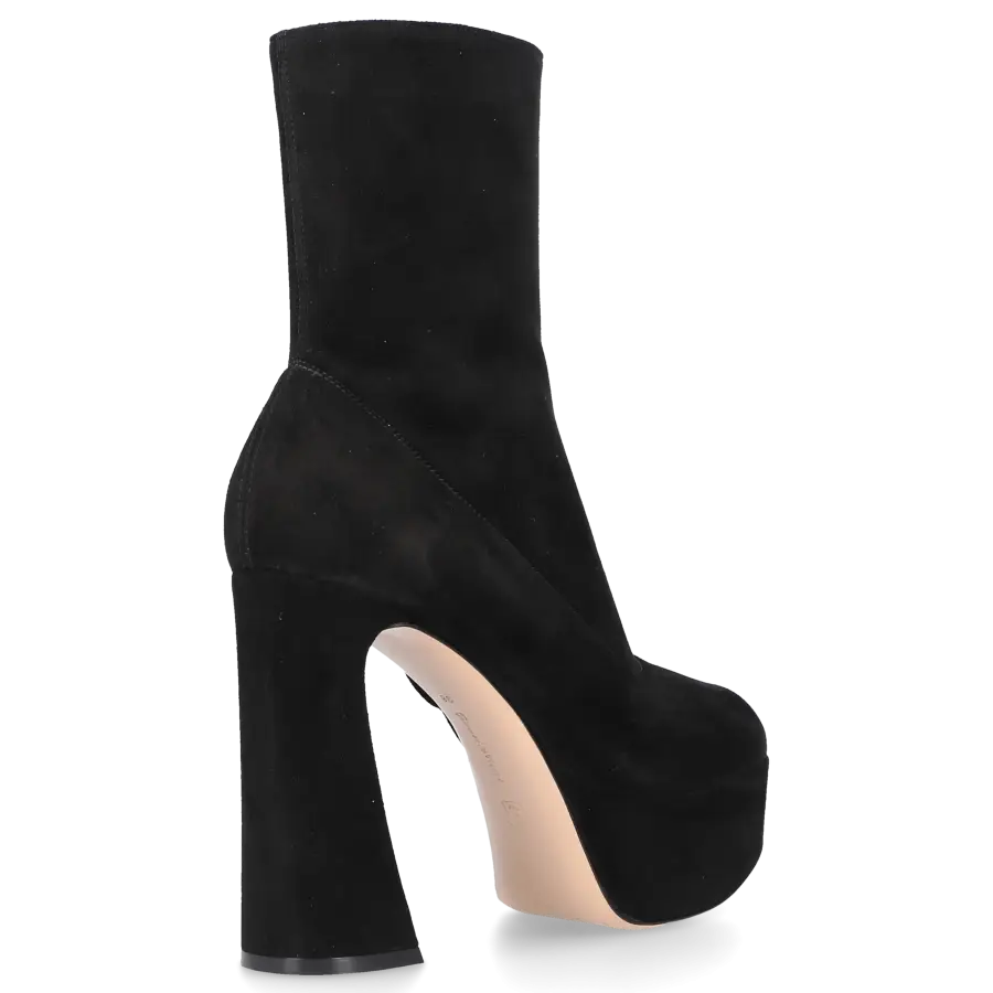 Gianvito Rossi - Stiefeletten HOLLY BOOTIE Veloursleder - schwarz