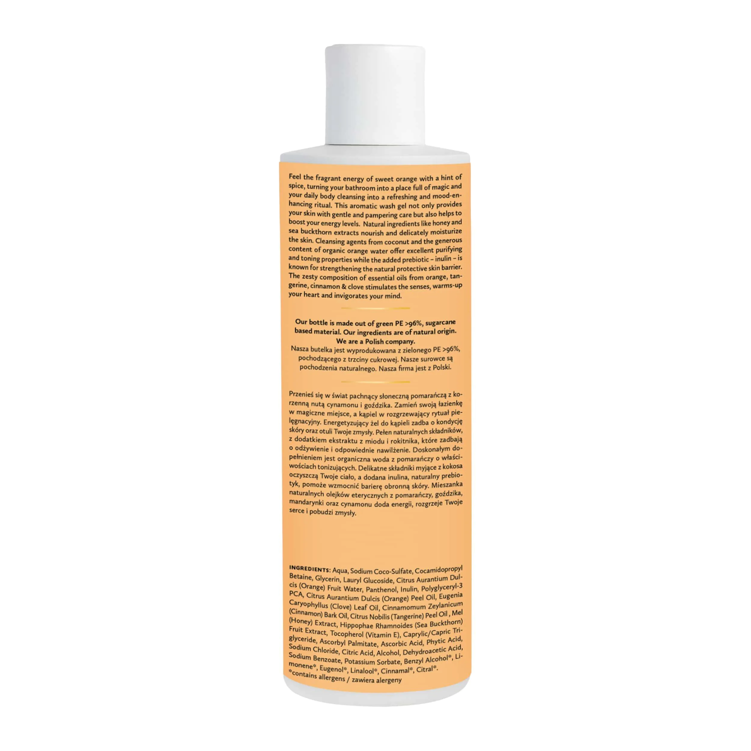 Hagi Natural Cleansing Gel με άρωμα πορτοκαλιού