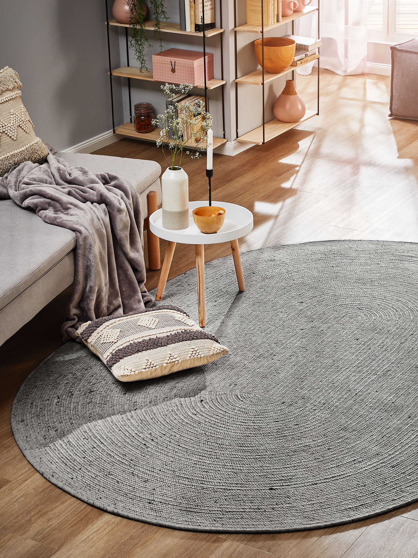 Björna Woll-Teppich, Light Grey