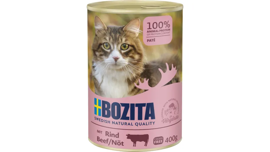 BOZITA Katzennassfutter Dose Rind 400 g