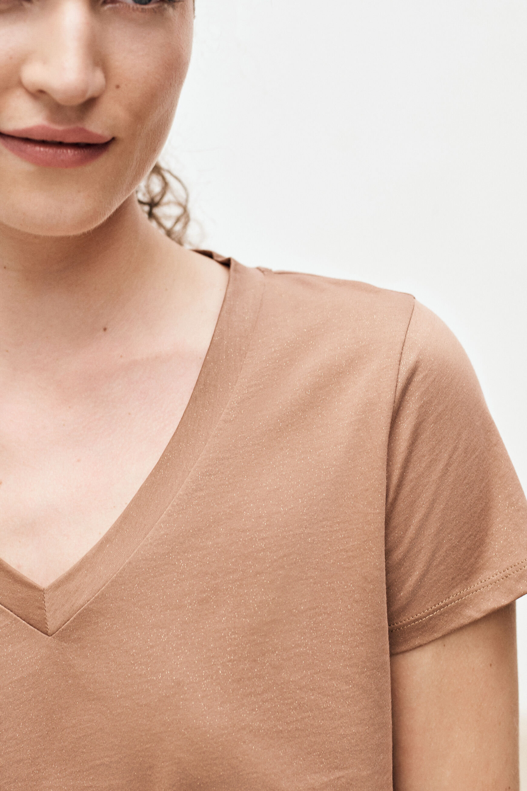 t-shirt nevada marron femme