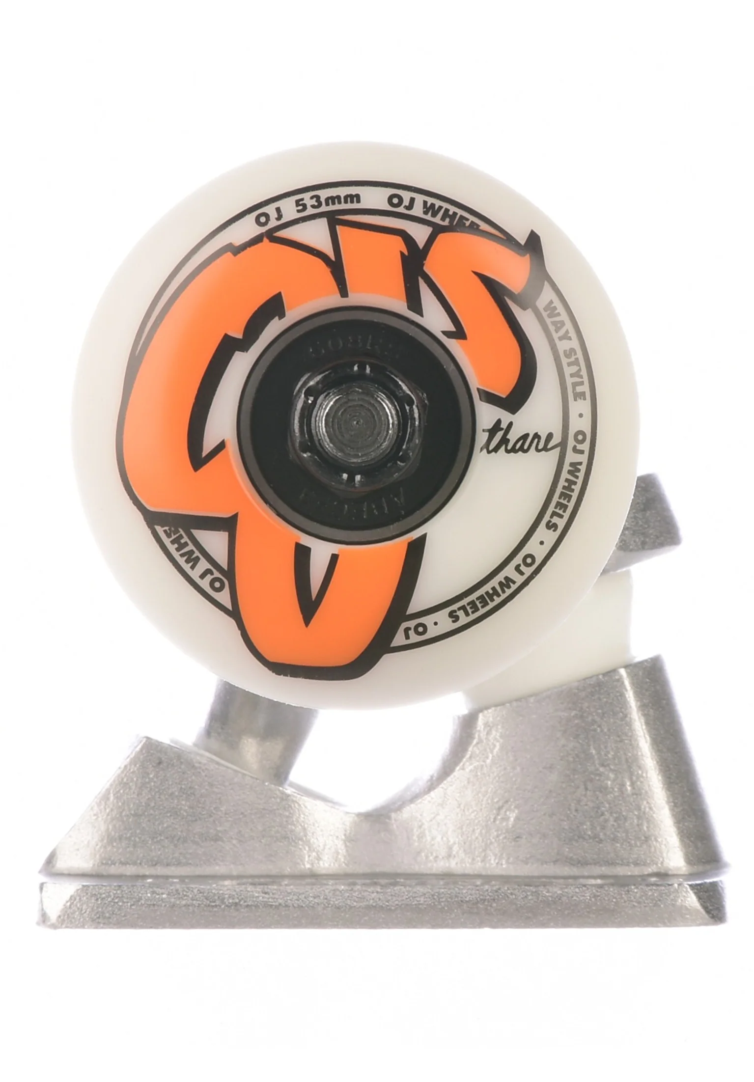 120mm 53mm 83A OJ Logo 1t/2w/4b Assembly Silver Tr