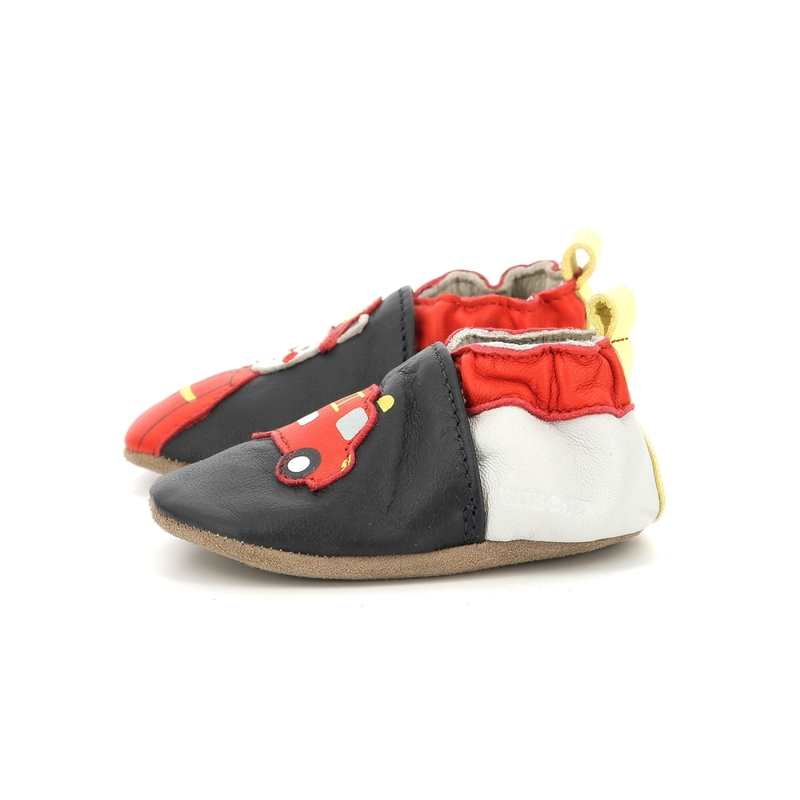 Chaussons cuir tannage vegetal Fireman
