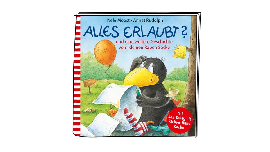 tonies - Hörfigur für die Toniebox: Rabe Socke - Alles erlaubt und weitere Geschichten