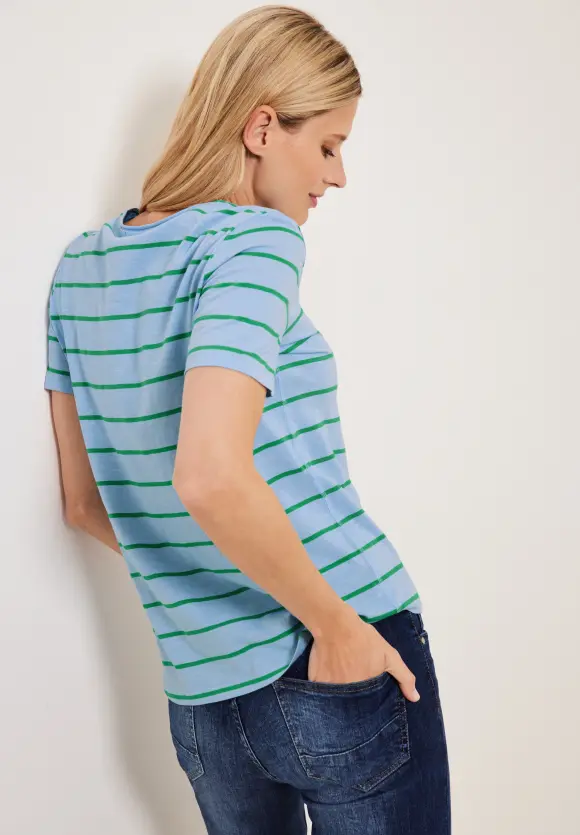 CECIL T-Shirt mit Streifenmuster
