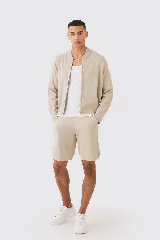 Lockere Ripstop Cargo-Shorts mit elastischem Bund