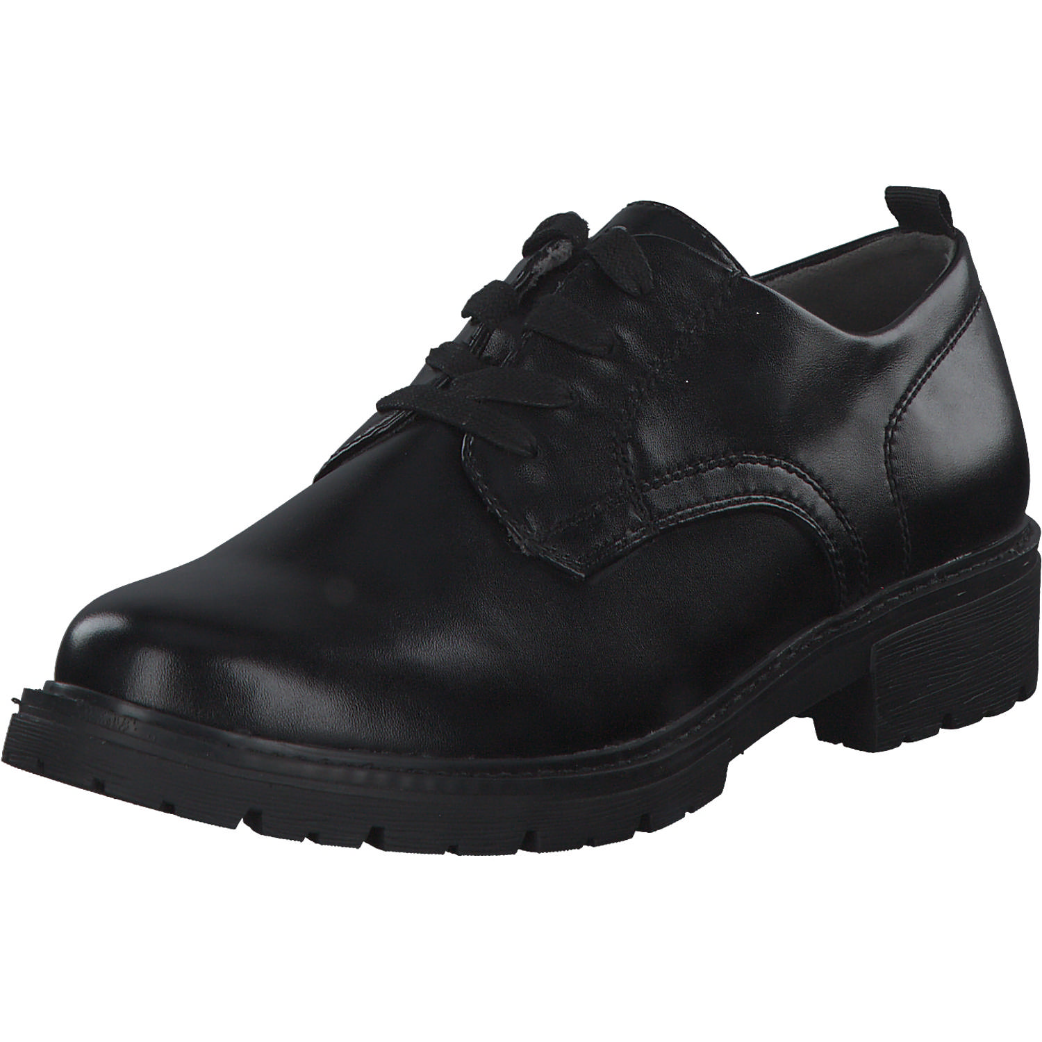 Jana Shoes 23773, Schnürschuhe, Damen, black
