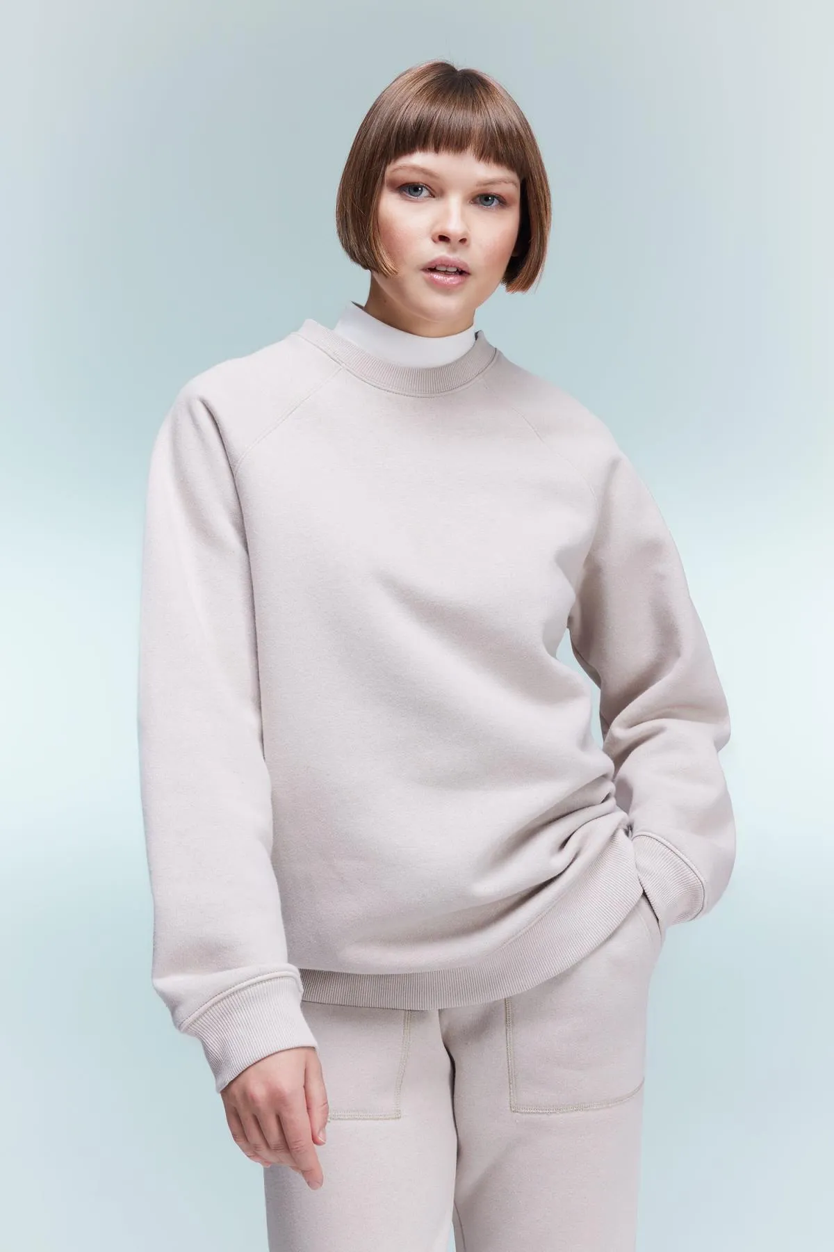 DeFacto  Dickes Sweatshirt mit Rundhalsausschnitt in Oversize-Passform V2697az23wn