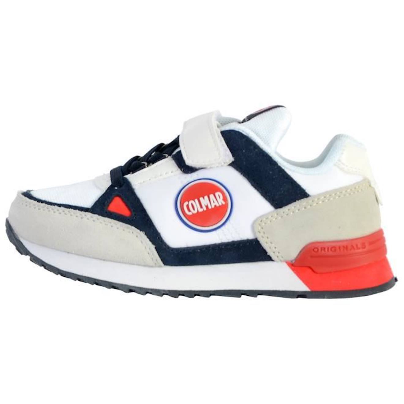 Basket Cuir Enfant Colmar Supreme Originals blanc