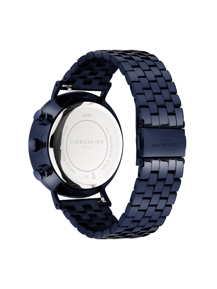 LIEBESKIND BERLIN Armbanduhr in blau günstig kaufen onesize